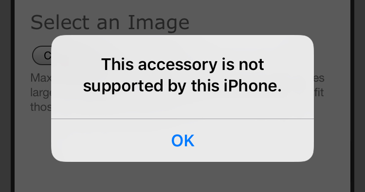 Earphones Not Supported by iPhone