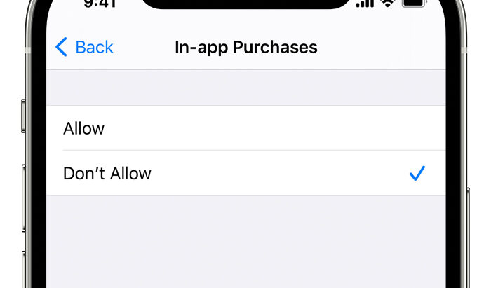 Enable In-App Purchases on iPhone