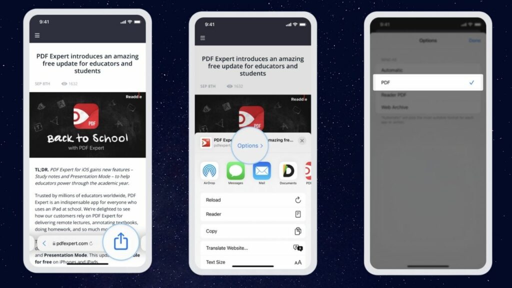 How to Turn Any Webpage Into a PDF on iOS