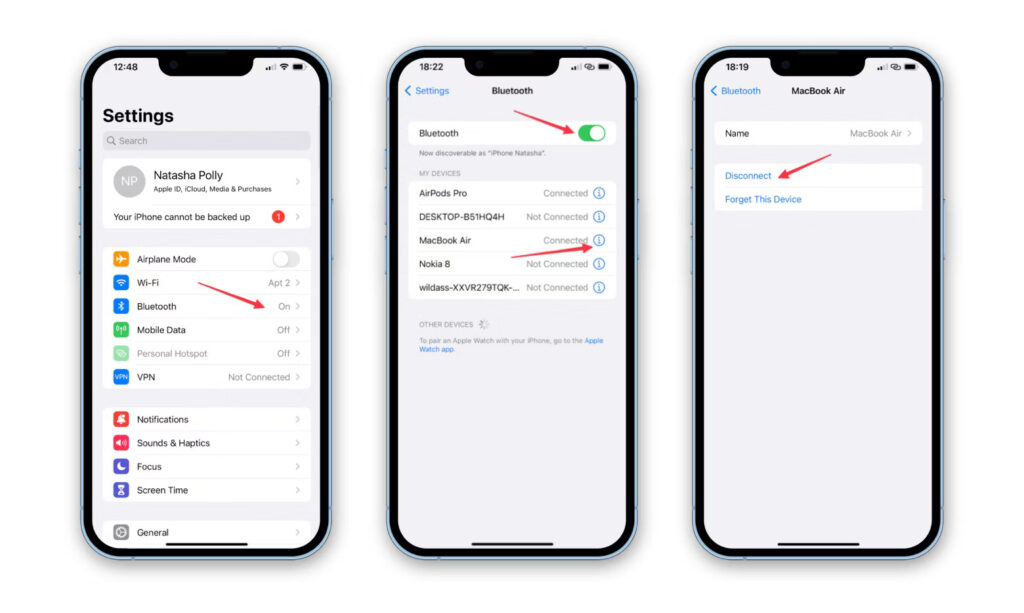 How to Disconnect iPhone from Mac