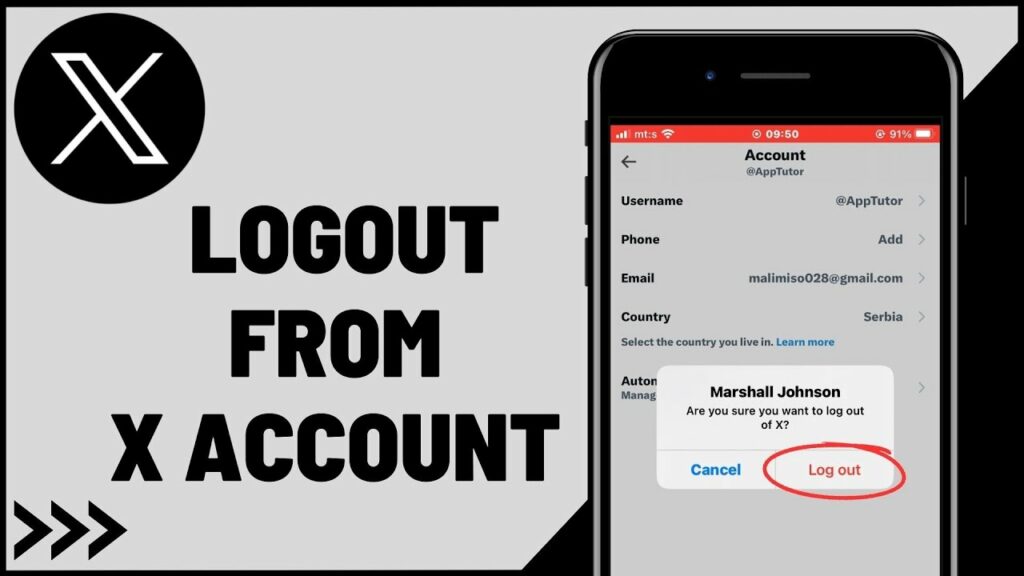 How Do You Log Off Twitter On iPhone